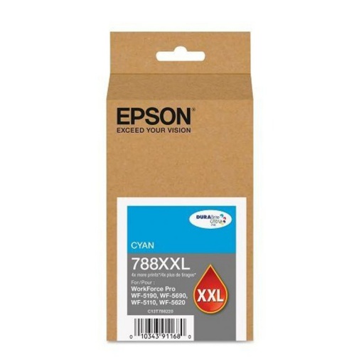 Cartucho Epson Original T788XXL para 5190/5690 Cyan 4.000 Copias