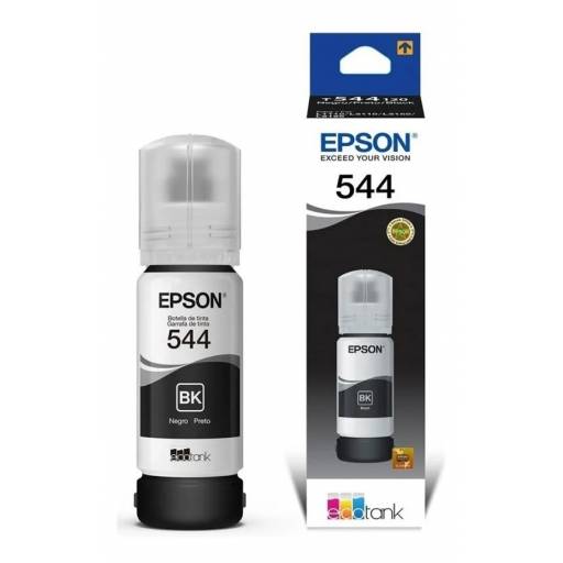 Botella de Tinta Epson T544 Original Negro
