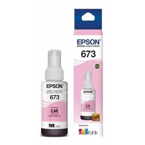 Botella de Tinta Epson T673 L1800/L805/L810/L850 Light Magenta