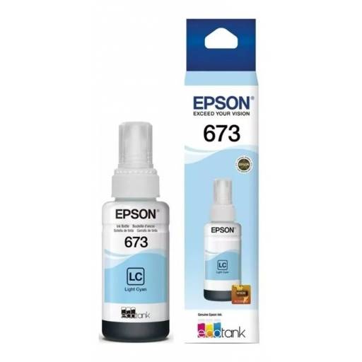 Botella de Tinta Epson T673 L1800/L805/L810/L850 Light Cyan