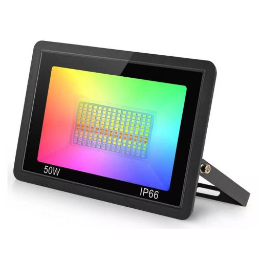 Foco Led Wifi 50W Tuya Smart OFX-FL-50W RGB Audioritmico IP66