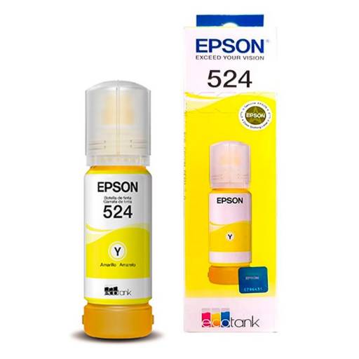 Botellas de Tinta Epson T524 Amarilla L15150/L15160