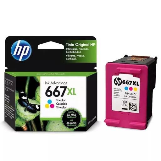 Cartucho Original Hp 667XL Color 2375 2775 2776 2375