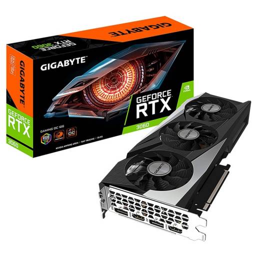 Tarjeta de Video Gigabyte RTX3060 Gaming OC 12 GB GDDR6