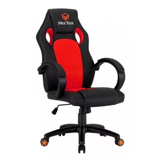 Silla Gamer Escritorio Meetion E-Sport CHR05 Reclinable Negro/Rojo
