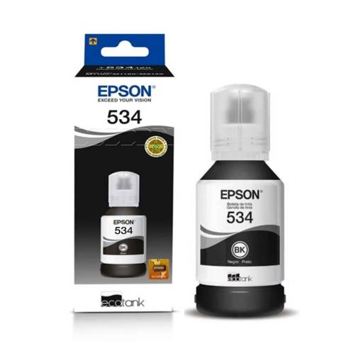 Botella de Tinta Epson T534 M1120/2140/2170/3170 Negra