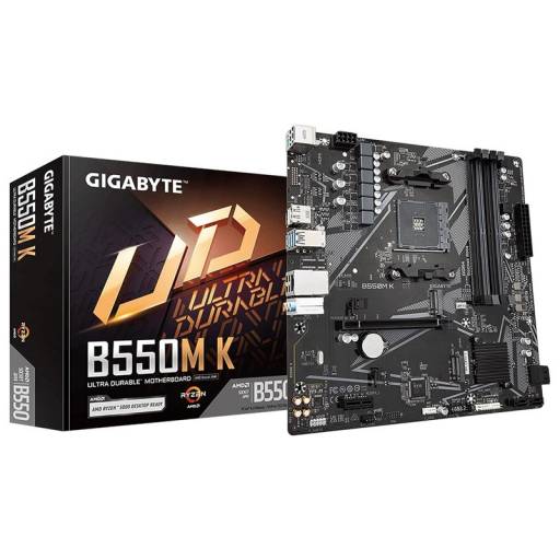 Motherboard Gigabyte B550M K DDR4 - Socket AM4