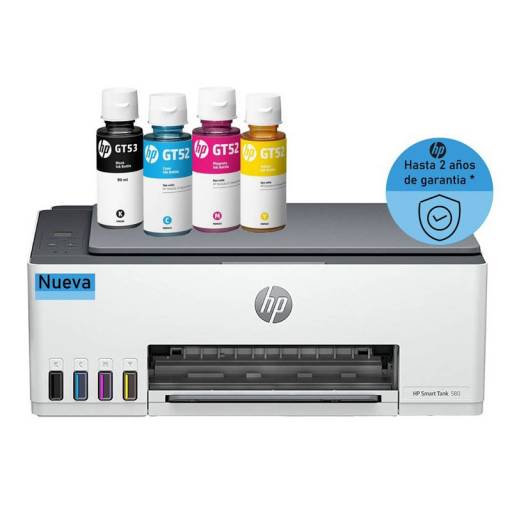 Impresora HP Smart Tank 580 Multifunci�n de Sistema Continuo - Bluetooth, Wifi, USB