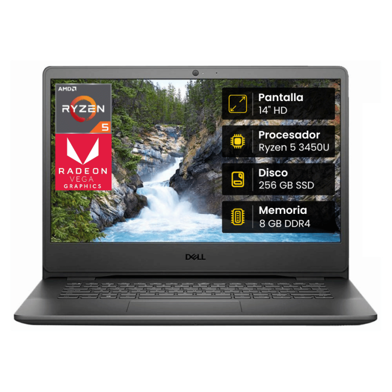 Notebook DELL Vostro 3405, AMD Ryzen 5 3450U, 8GB, 256SSD, 14 HD, Win 10 Pro