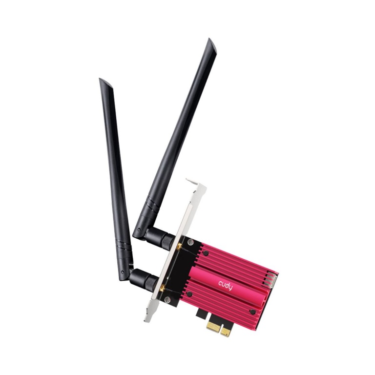 Tarjeta Wifi 6E CUDY WE3000S PCI-E Tri Band AX5400 + Bluetooth 5.2