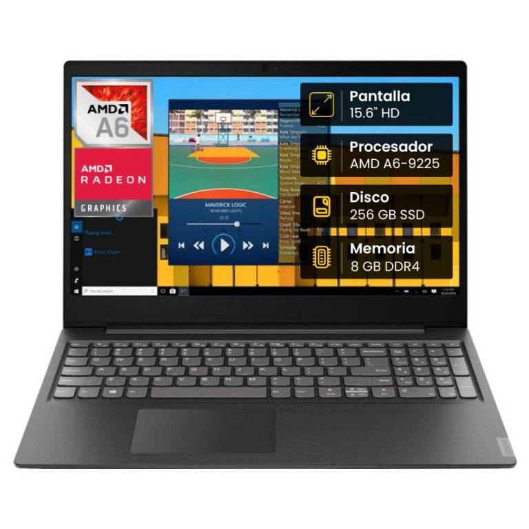 Notebook Lenovo Ideapad S145-15AST AMD A6-9225 8GB 256SSD 15,6 Win 10