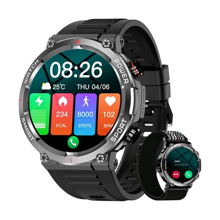 Reloj Inteligente Smartwatch Blackview W50 de 1.39 Negro