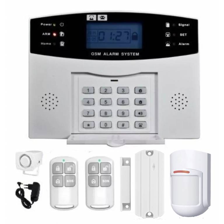 KIT de Alarma Tuya Smart TS980 con Accesorios WiFi 4G/LTE 100 Zonas