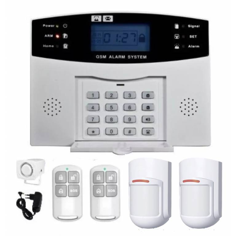 KIT de Alarma Tuya Smart TS980 con Accesorios WiFi 4G/LTE 100 Zonas