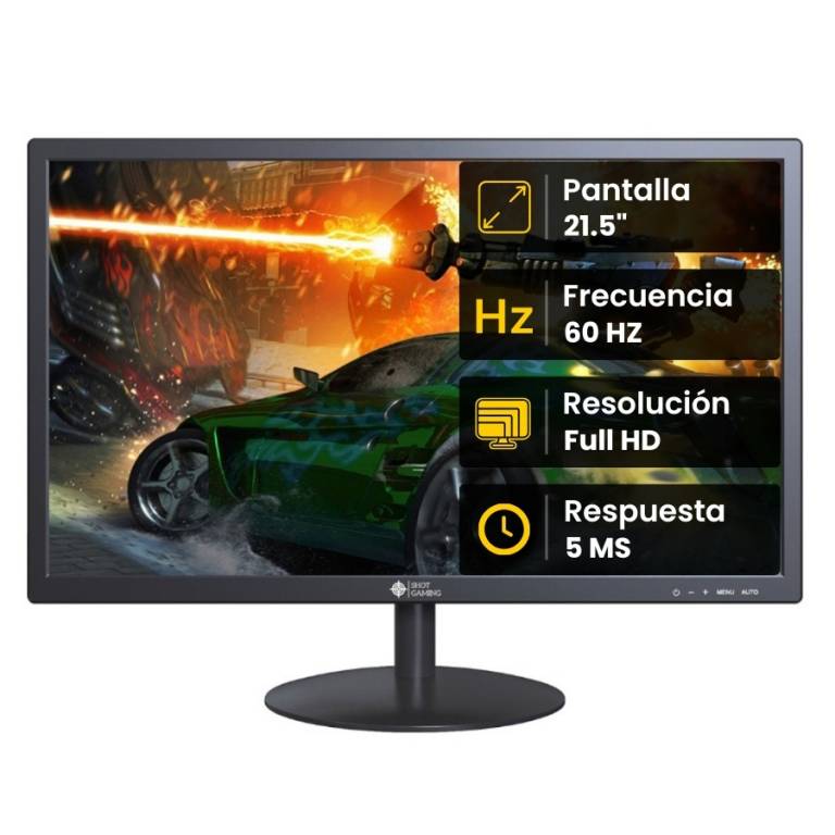 Monitor Shot Home & Office SG215E05 21.5 Full HD - VGA, HDMI