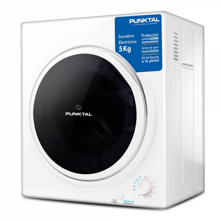 Secarropas carga frontal Punktal PK-77 SR 5Kg Blanco
