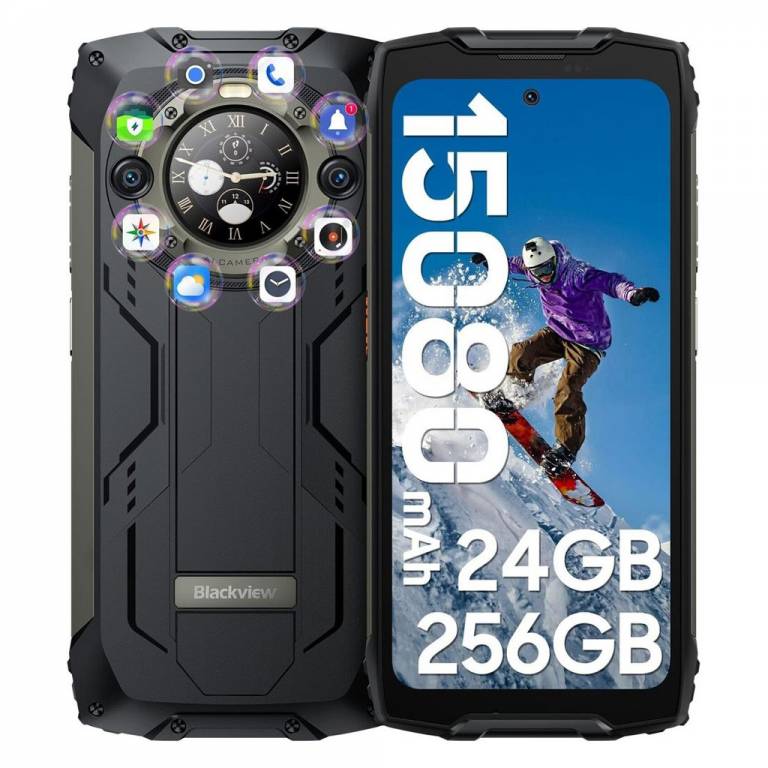 Celular Blackview BV9300 Pro 6.7 2.3K 12GB+12GB Ram 256GB Rom LTE Android 13