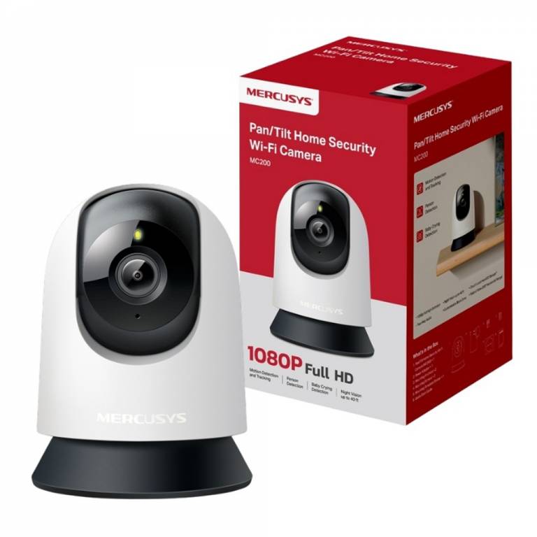 C�mara Wi-Fi Mercusys MC200 Full HD Rotatoria Visi�n Nocturna