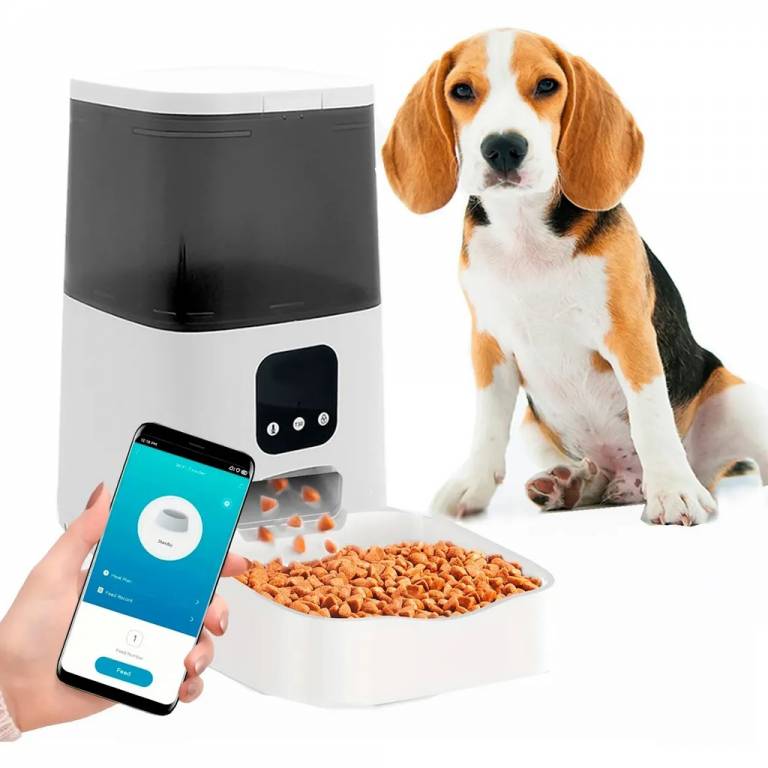 Dispensador de Comida para Mascotas Smart App de 6L