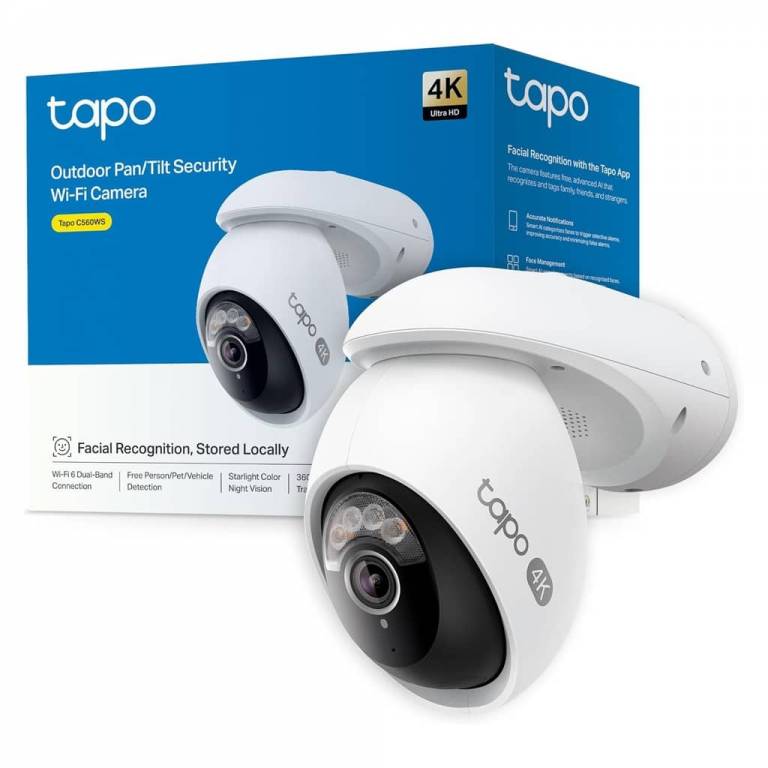 C�mara Wi-Fi TP-LINK TAPO C560WS 4K 8MP 360� Visi�n Nocturna Exterior