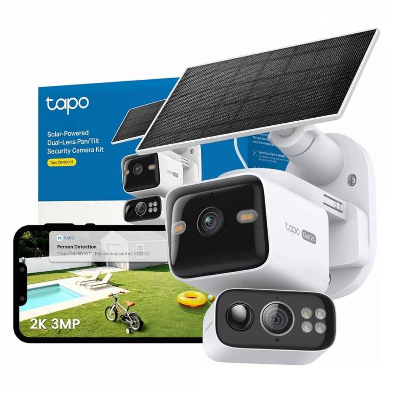 C�mara Wi-Fi TP-LINK TAPO C645D KIT Dual 2K Panel Solar y Bater�a