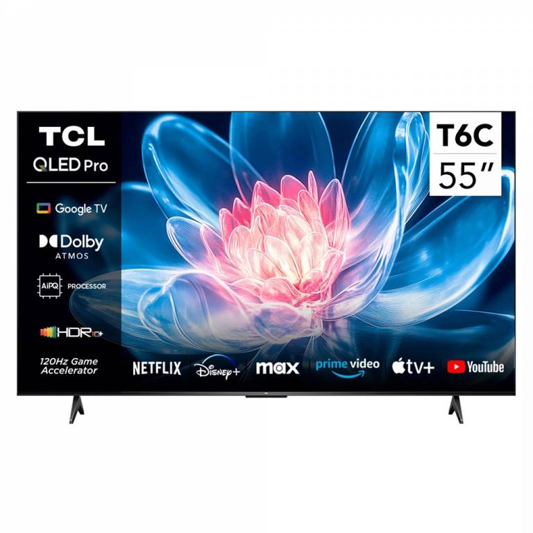 Televisor QLED Smart TV TCL 55T6C 55 4K UHD Google TV