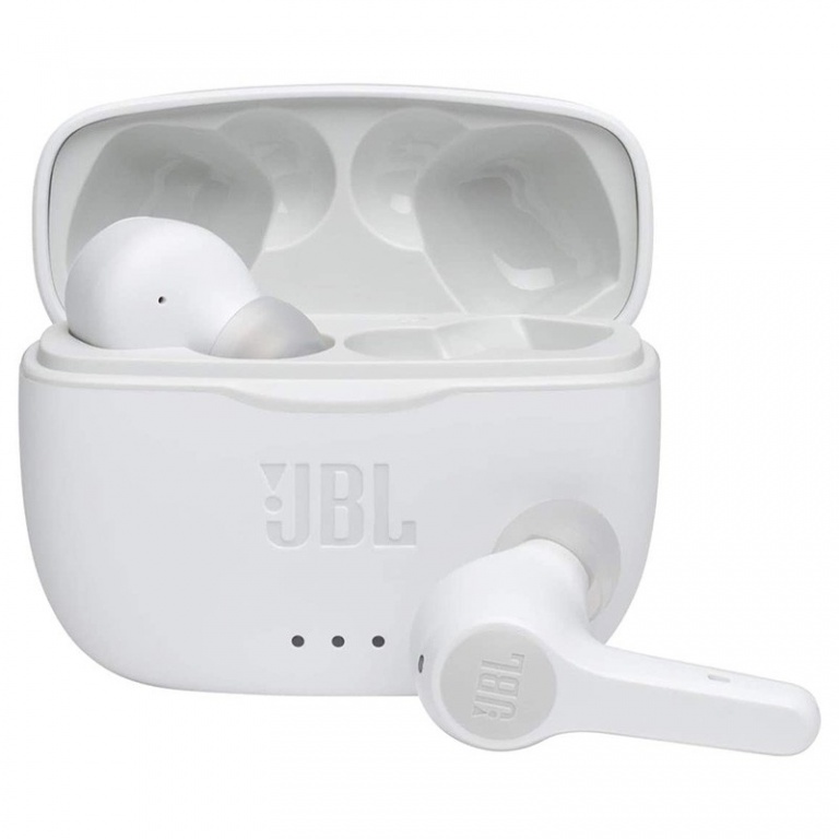 Auriculares JBL T215 TWS Wireless con Base de Carga Blanco