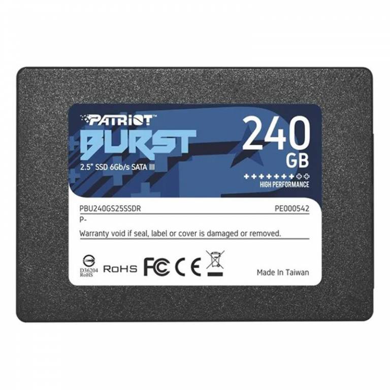 Disco Sólido SSD 240 GB Patriot Burst Elite 2.5 Sata 3