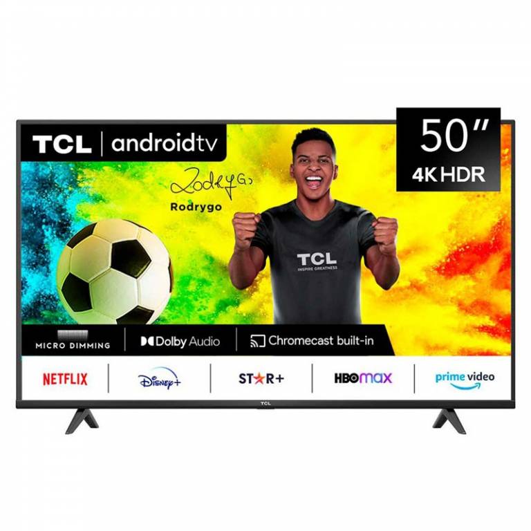 Televisor LED Smart TV TCL 50P615 50 4K UHD - 1 USB, 2 HDMI