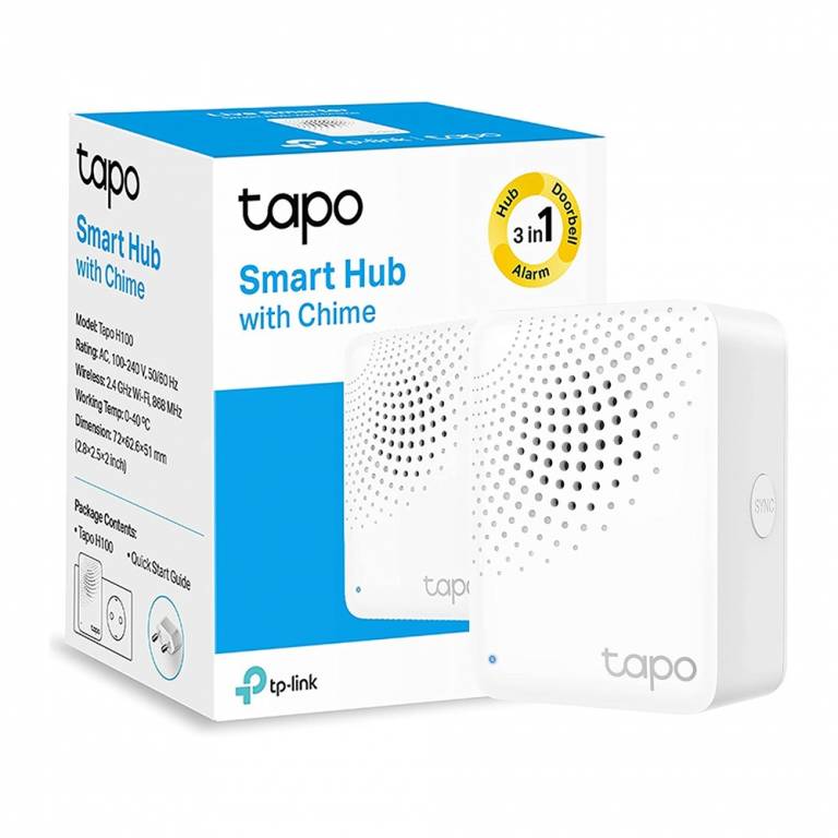 HUB Concentrador TP-Link TAPO H100 Inteligente con Alarma