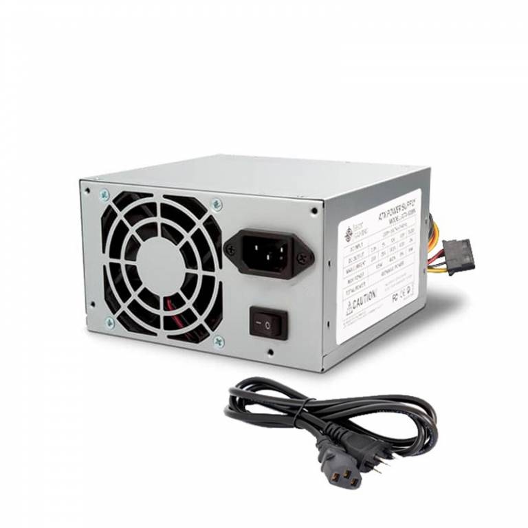 Fuente SHOT Gaming Home & Office 600W 24+4 Color Gris