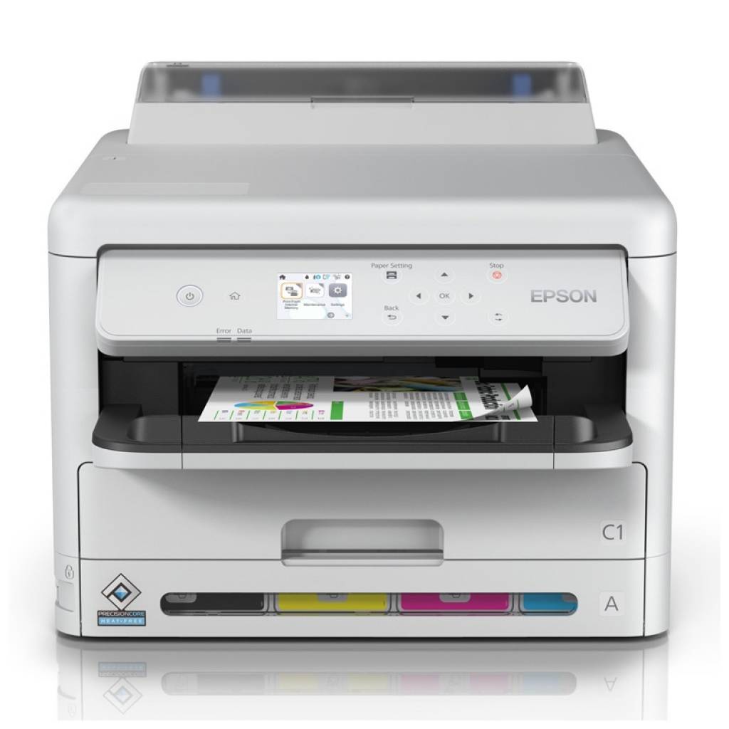 Impresora Multifunción Epson Workforce Pro Wf-c5890 Con Wifi Color Blanco