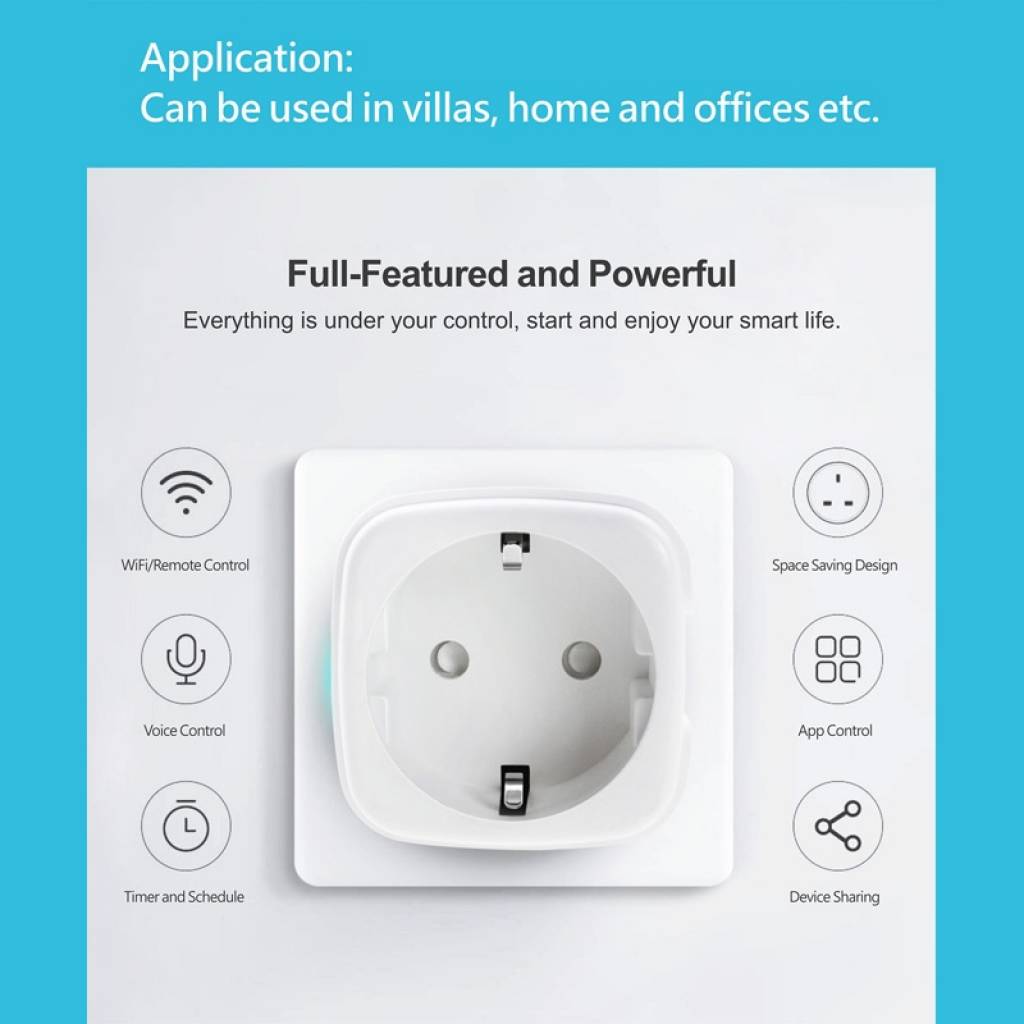 Enchufe inteligente compatible con Alexa Google Home Smart Life App, toma  de corriente WiFi - Alexa en Panamá