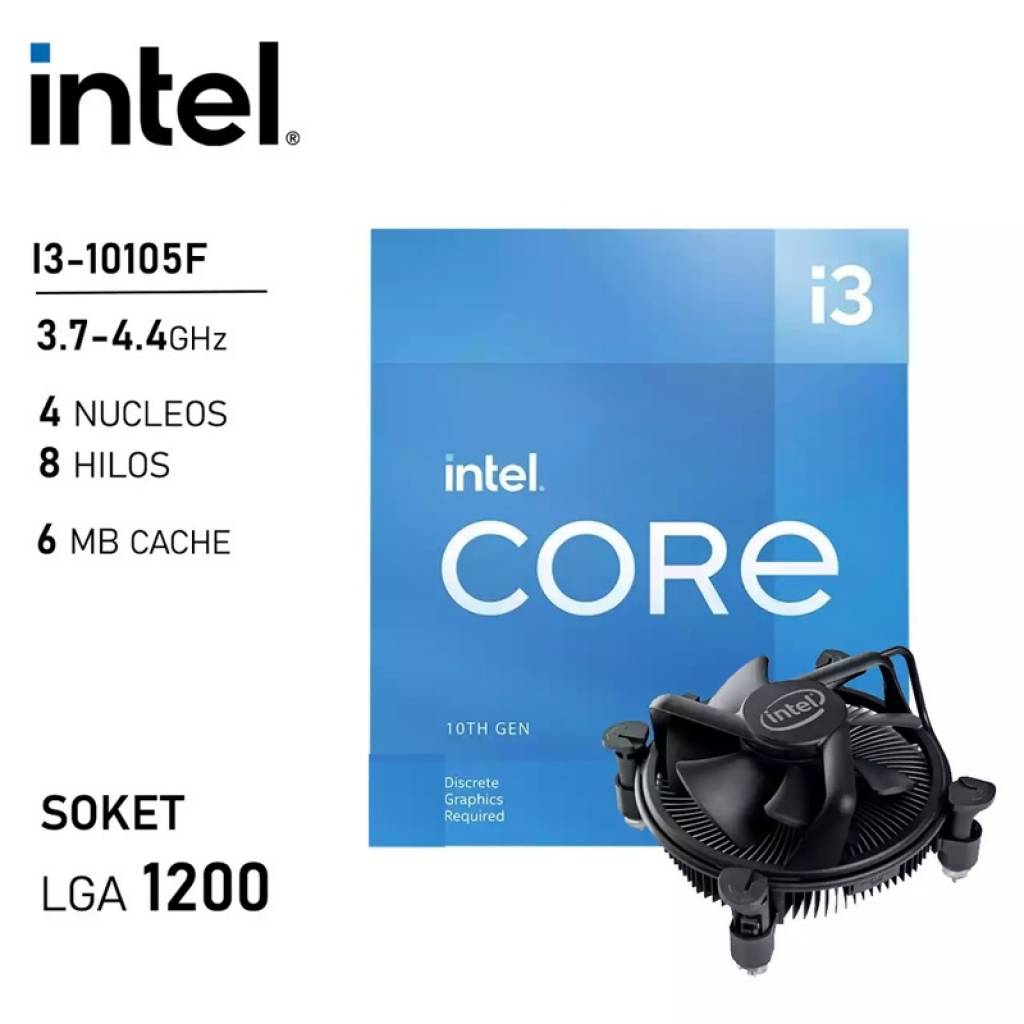 Procesador INTEL Core I3 10105F X4 10ma Gen - Socket 1200 HARDWARE ...