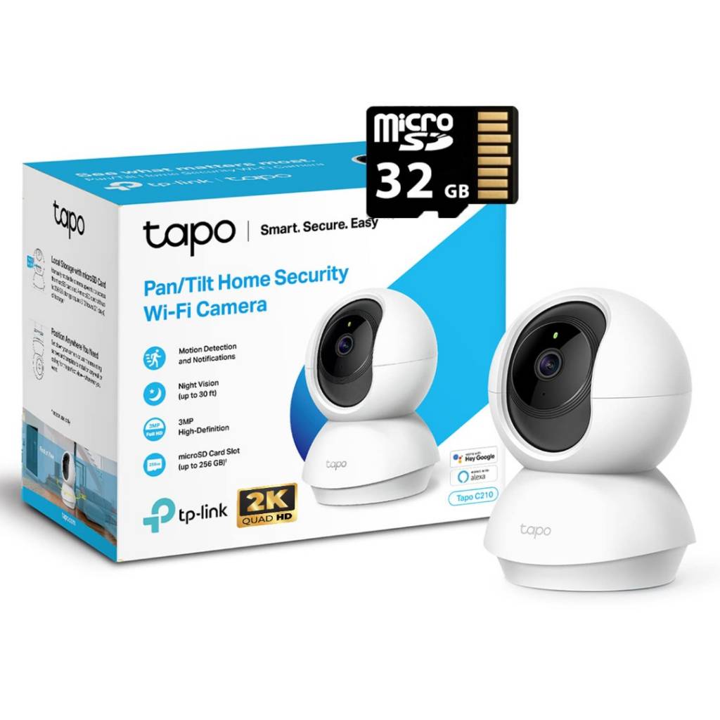 TP-LINK Cámara de seguridad Vídeo de ultra alta definición TAPO-C310 3 MP  Alarma de