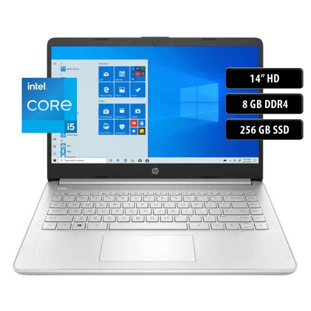 Notebook Hp 14 Dq2029la Core I5 1135g7 8gb 256ssd 14 Hd Win 10 Notebooks Nuevos Core I5 7216