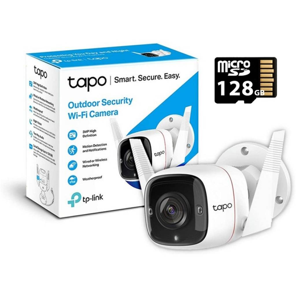 Cámara Vigilancia WiFi TP-Link Tapo C310 + Micro SD Full HD