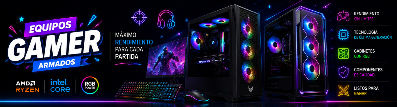 EQUIPOS Armados - Entretenimiento / Juegos / Trabajo y Estudio.